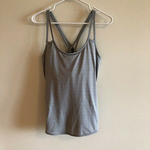 Athleta gray sleeveless top - womens medium